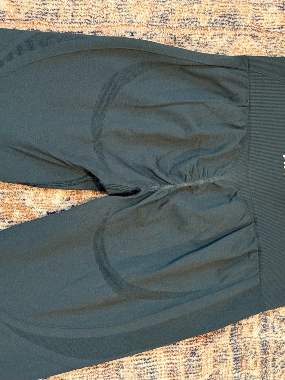 AYBL Green High-Waist Women’s Leggings with Logo - Picture 7 of 8